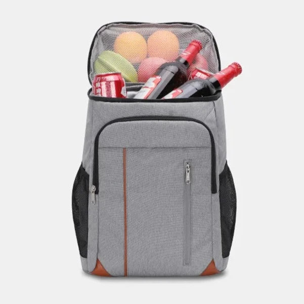 Mochila Térmica 30L com Compartimento para Alimentos e Bebidas