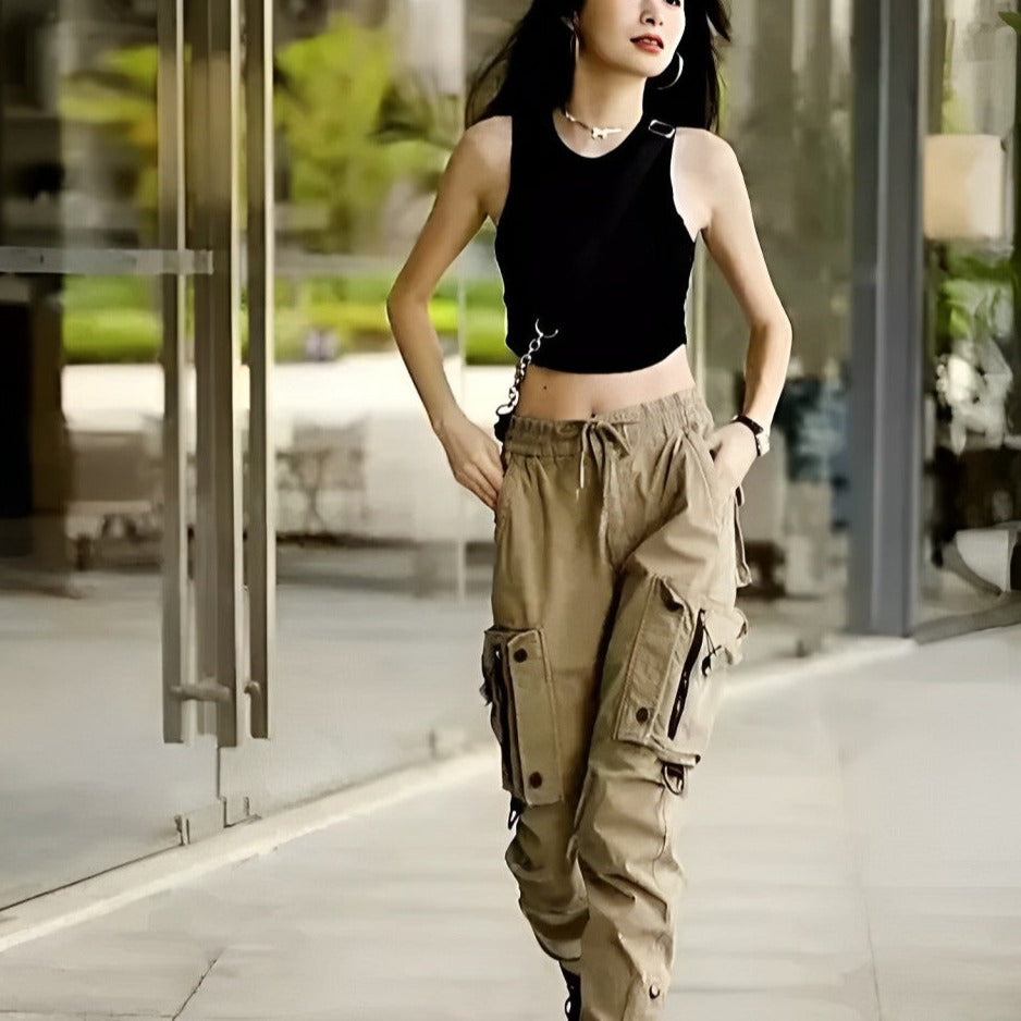 Pantalones tácticos casuales para mujer